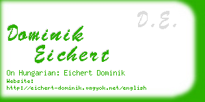 dominik eichert business card